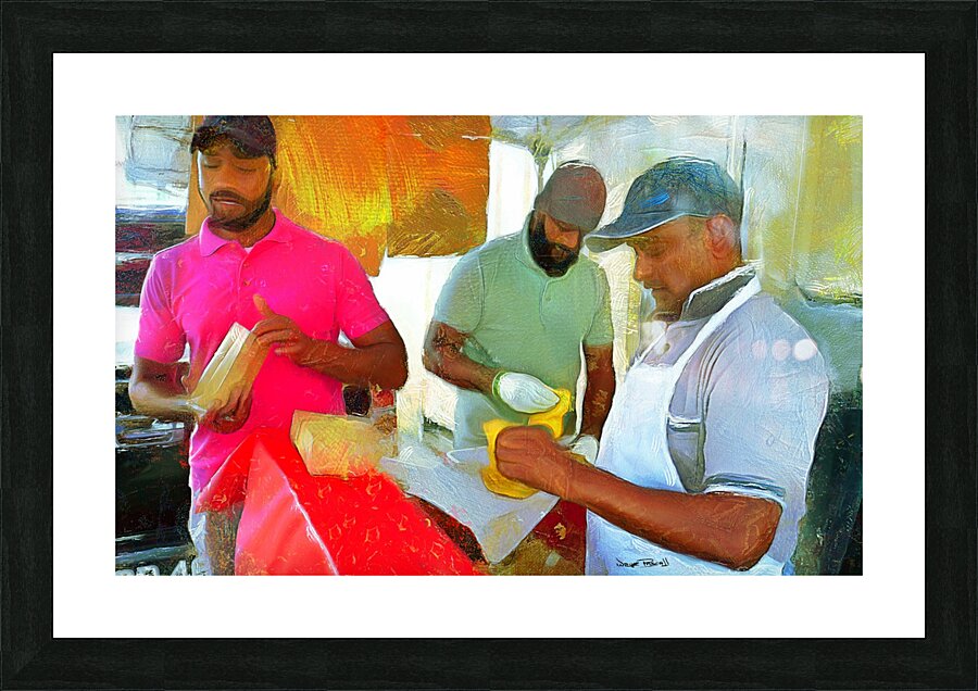 CARIBBEAN SCENES - ALIS DOUBLES Picture Frame print