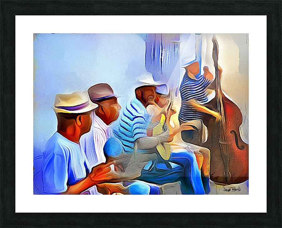 CARIBBEAN SCENES - MUSICA DE CUBA EN LA CALLE Picture Frame print