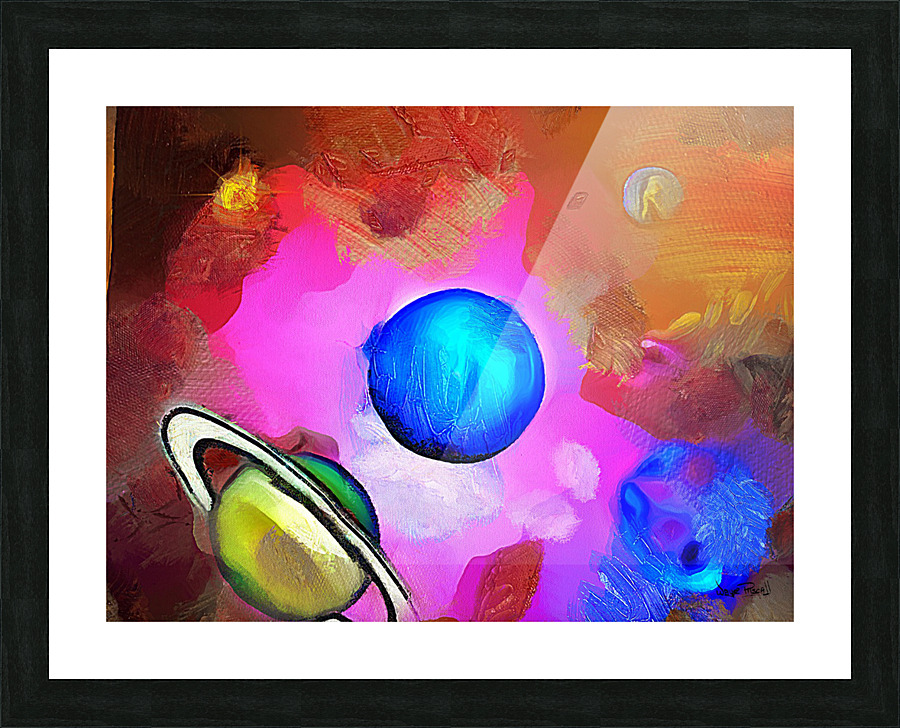 Lost in Space-4 Picture Frame print