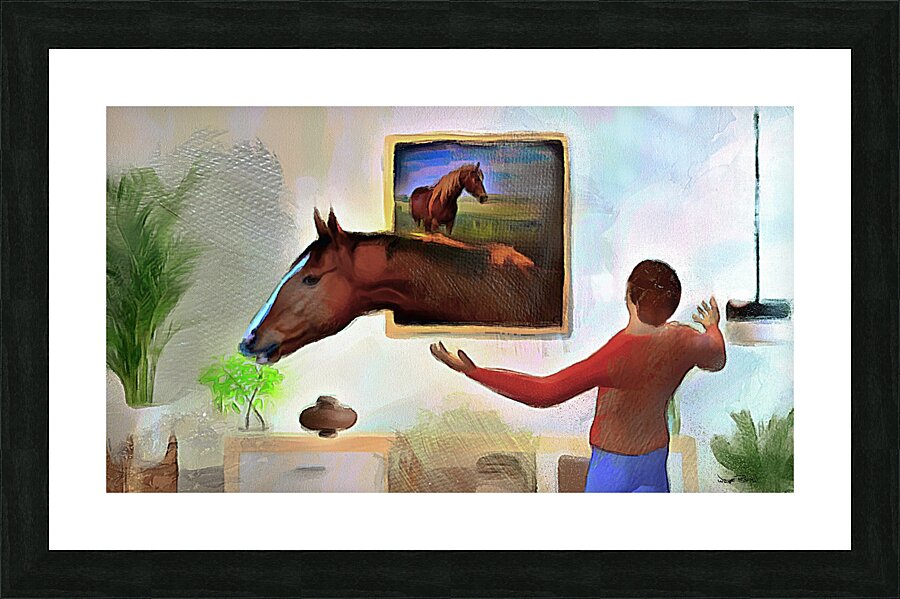 Curiosity Picture Frame print