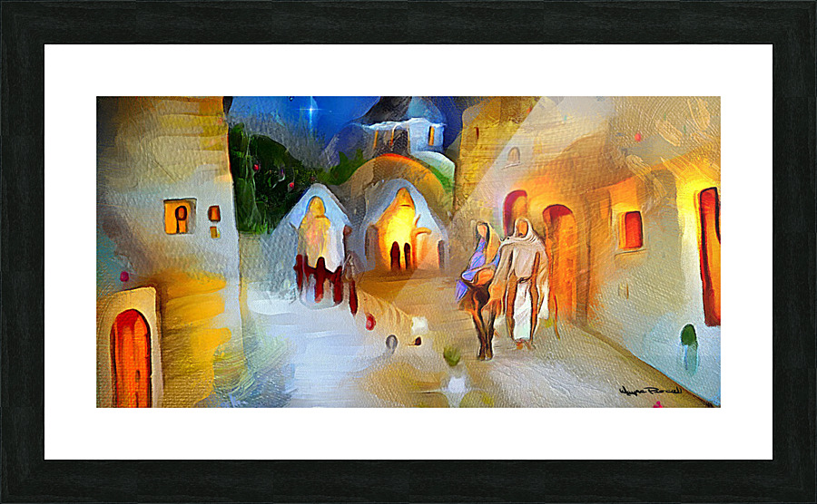 NO ROOM IN THE INN Picture Frame print