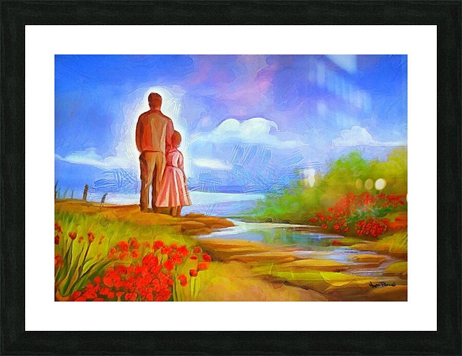 A DAUGHTERS MEMORY Picture Frame print