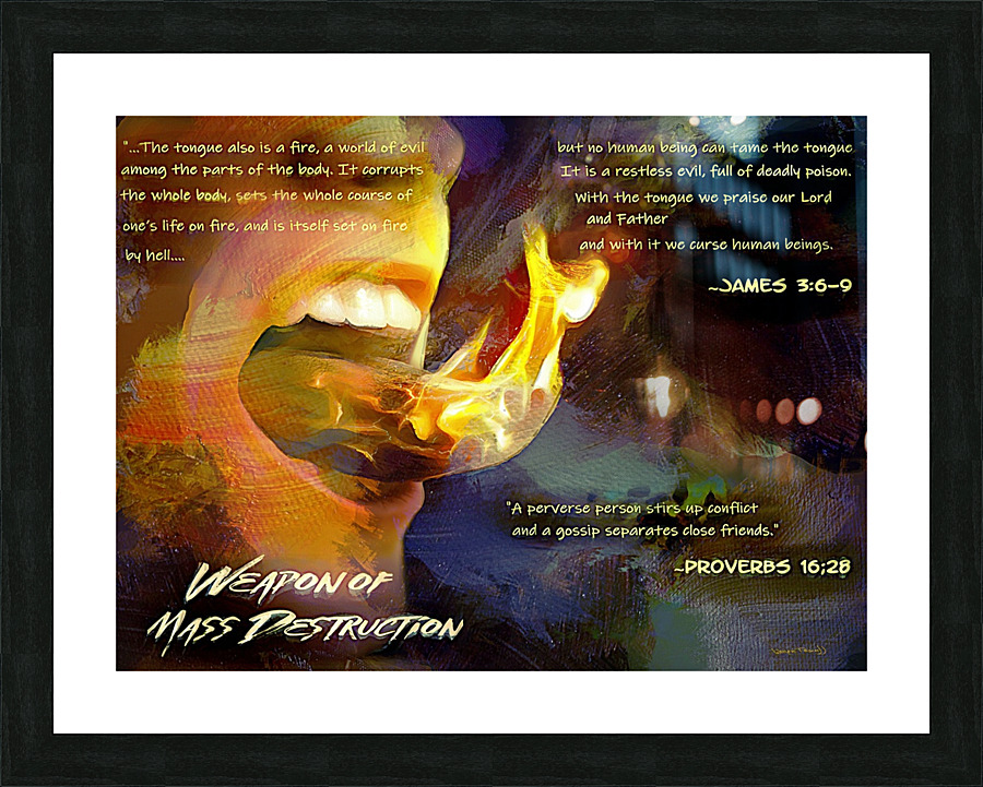 Weapon of Mass Destruction  Picture Frame print