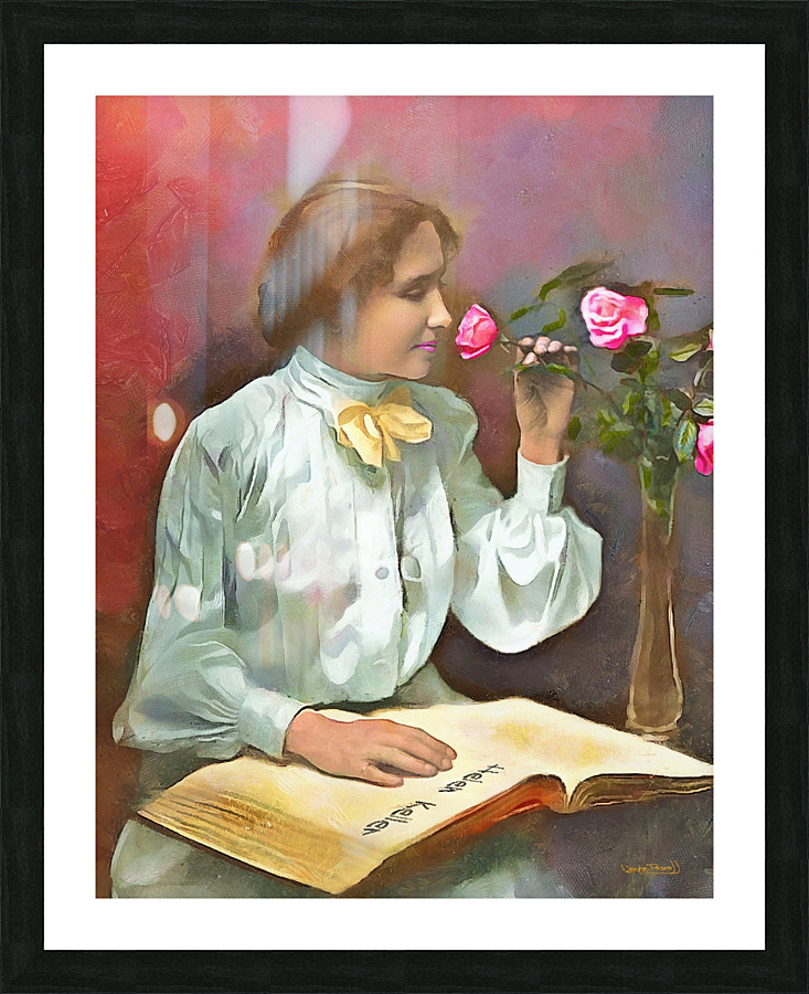 HELEN KELLER    Picture Frame print
