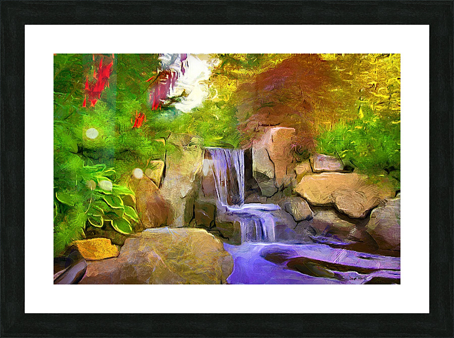 Zen Flow Picture Frame print