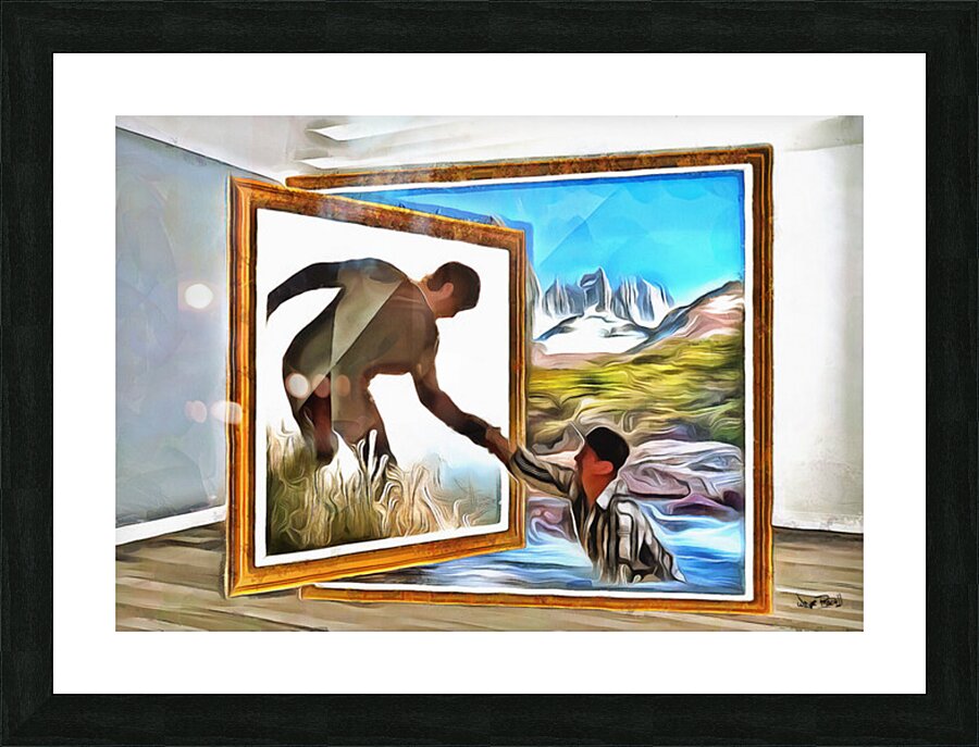 One to Another Picture Frame print