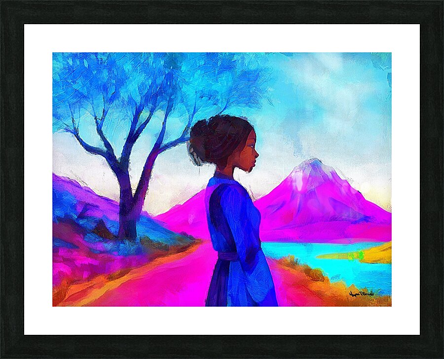Colors in Her Dream Picture Frame print