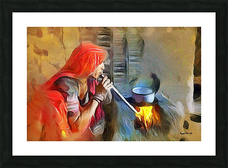 Cooking with Pokni and Chulha Impression et Cadre photo