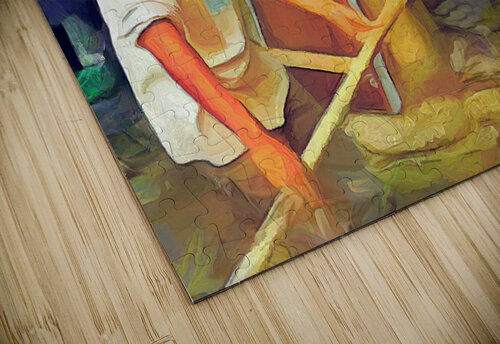 OLE TIME CARIBBEAN SCENES - BAKING IN DE MUD OVEN Wayne Pascall Art puzzle