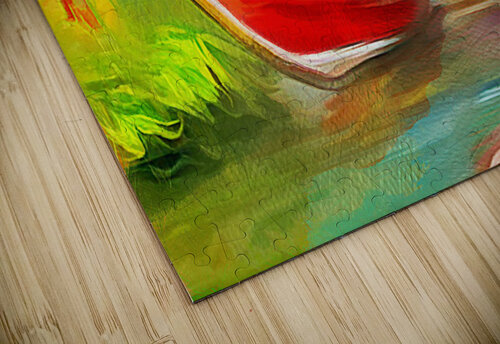 BOAT ON THE SHORE Wayne Pascall Art puzzle