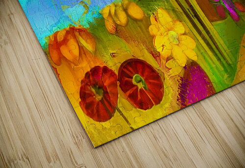 Flower Power Wayne Pascall Art puzzle