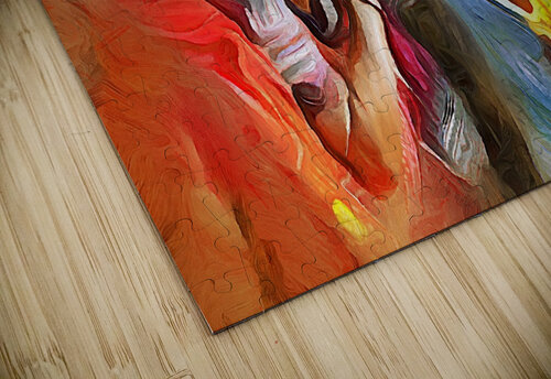 Cooking with Pokni and Chulha Wayne Pascall Art puzzle