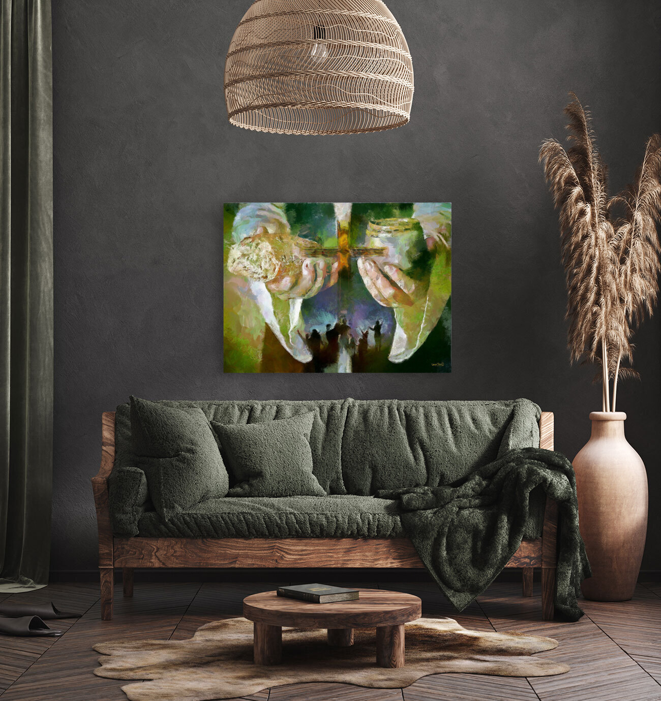 The Cross and the Feast Reproduction