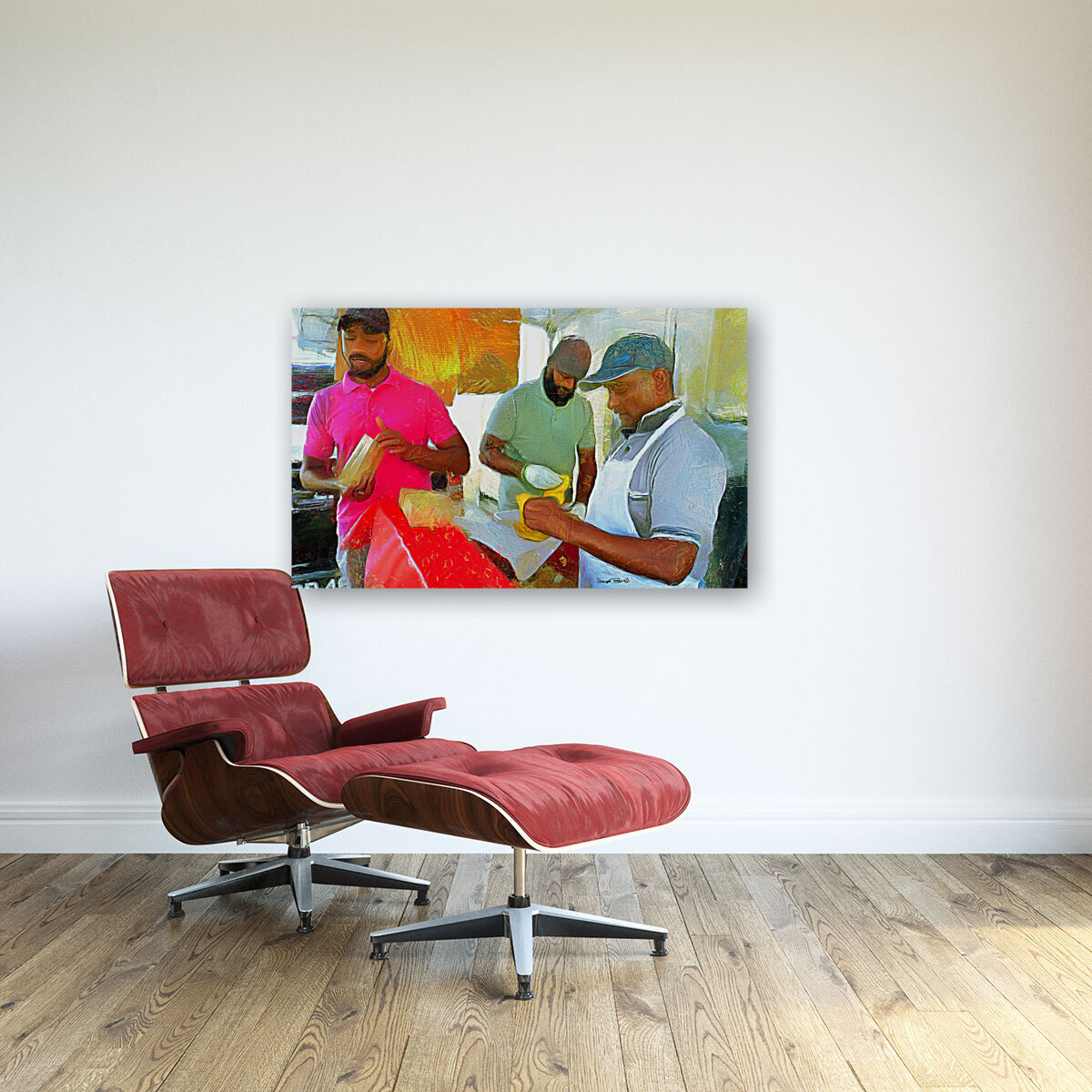 CARIBBEAN SCENES - ALIS DOUBLES Reproduction