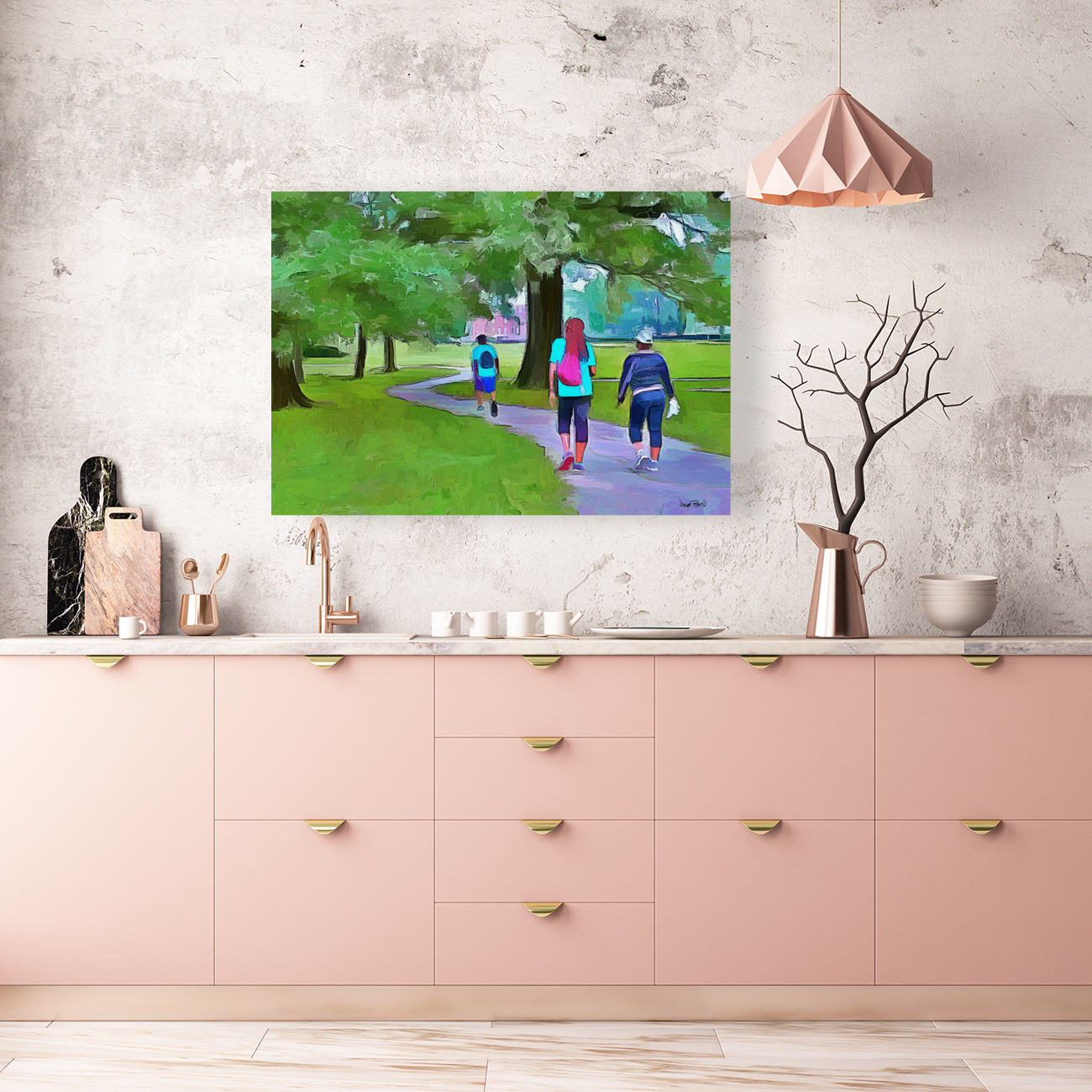 Walk in The Park Reproduction