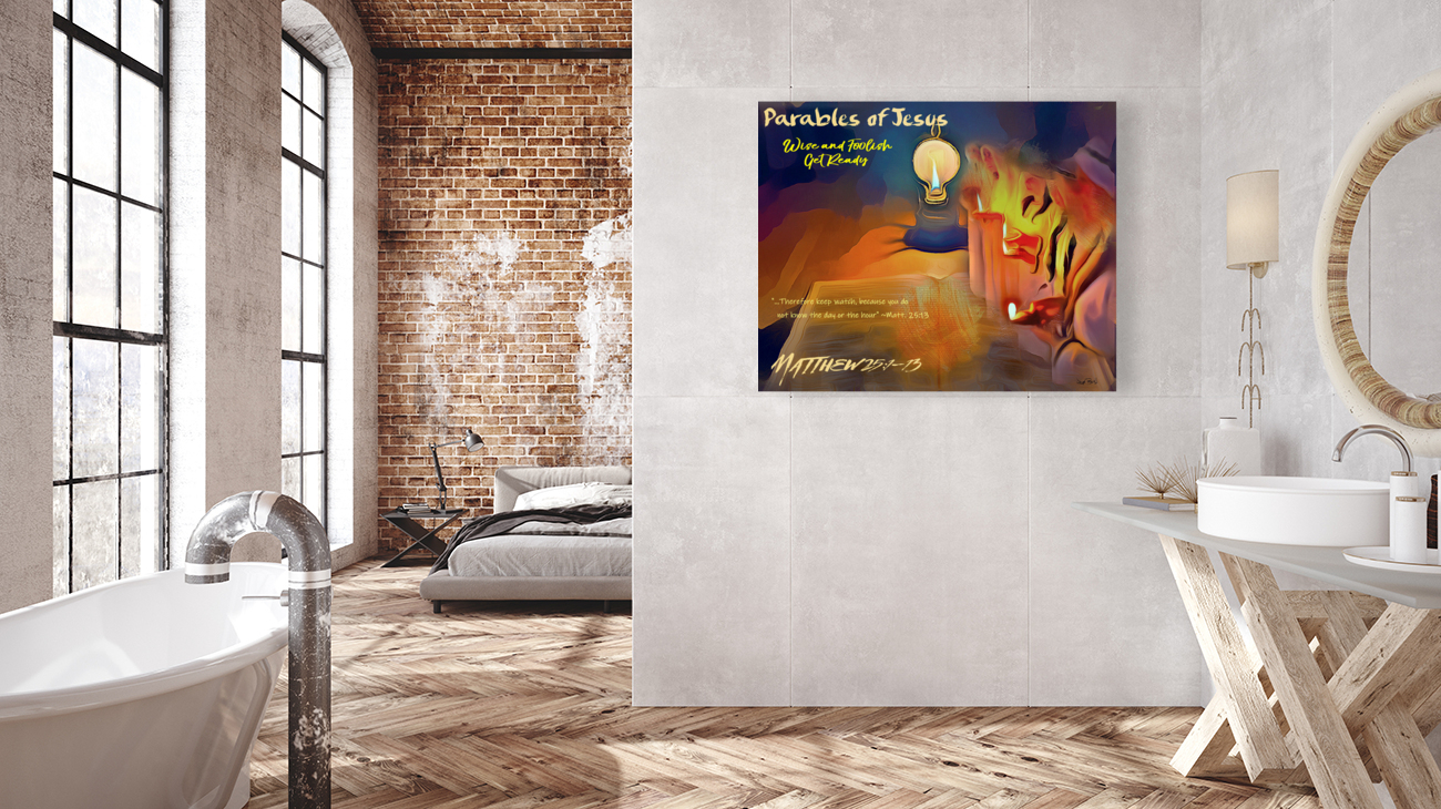 Parables of Jesus - Wise and Foolish Virgins Reproduction