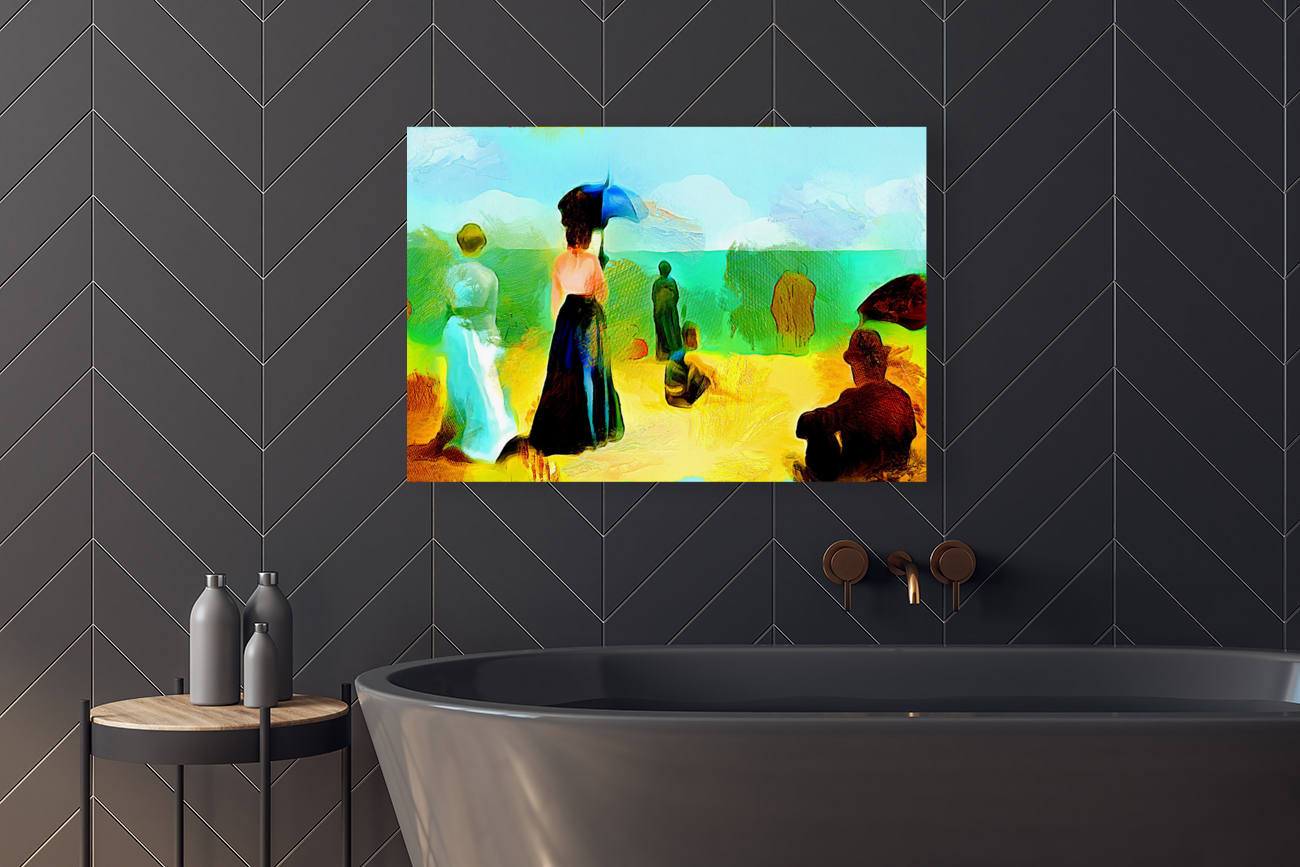 Retro Meets Beach Reproduction