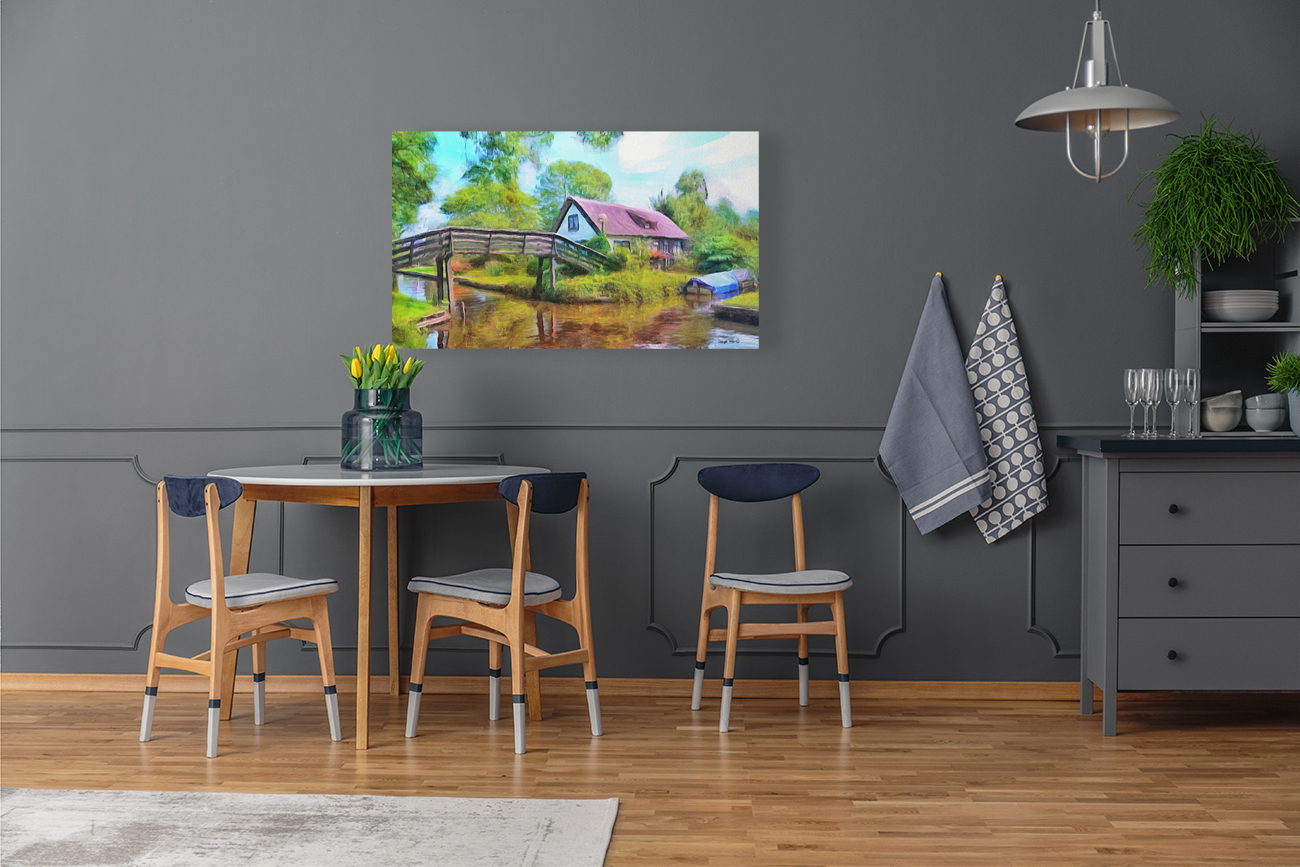 Bridge over the Stream Reproduction