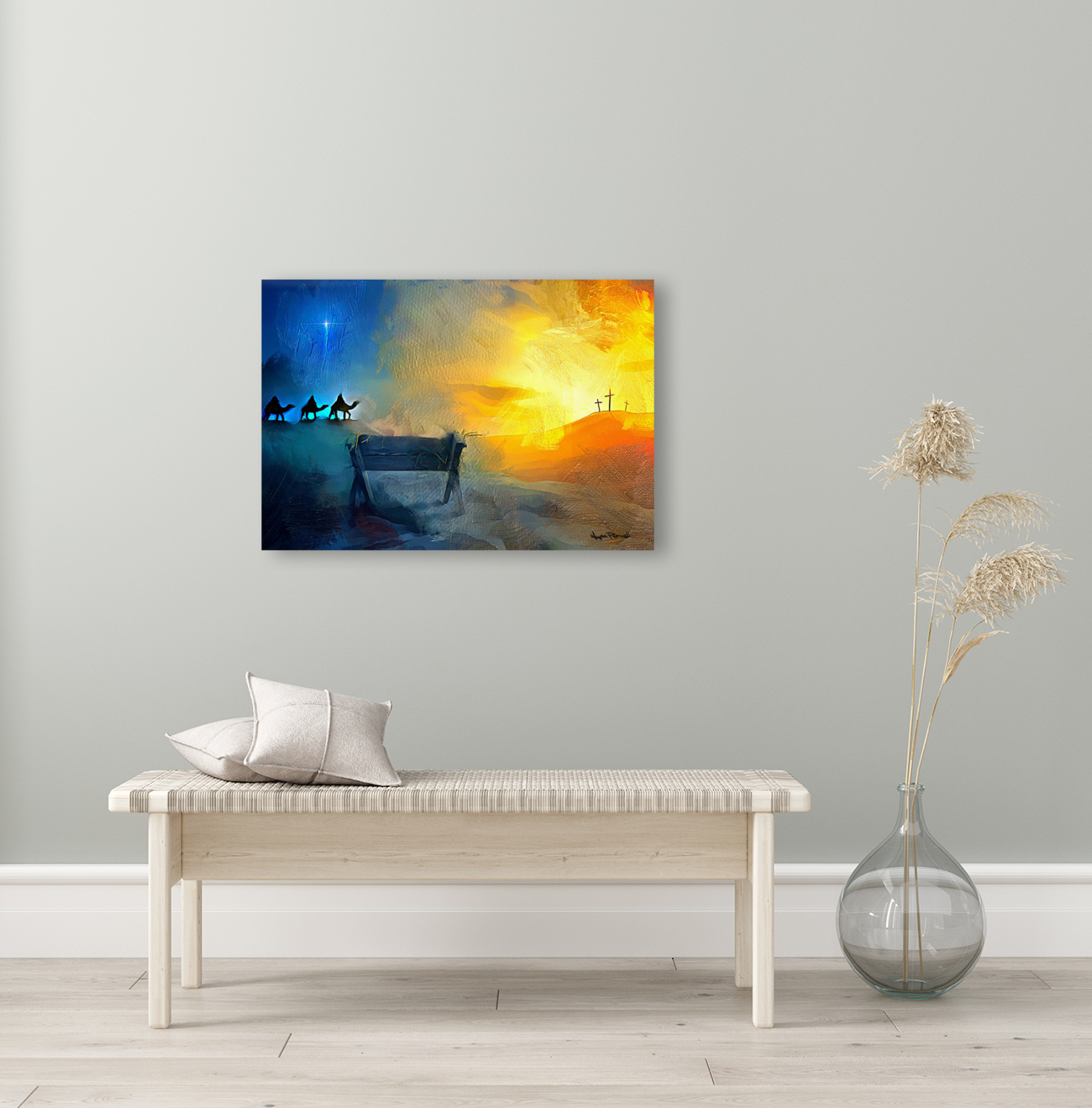 MANGER TO THE CROSS Reproduction