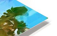 Hammock by The Beach HD Metal print