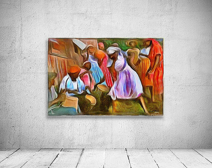 CARIBBEAN ART - BONGO DRUM RHYTHM Wall Preview