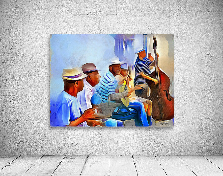 CARIBBEAN SCENES - MUSICA DE CUBA EN LA CALLE Wall Preview