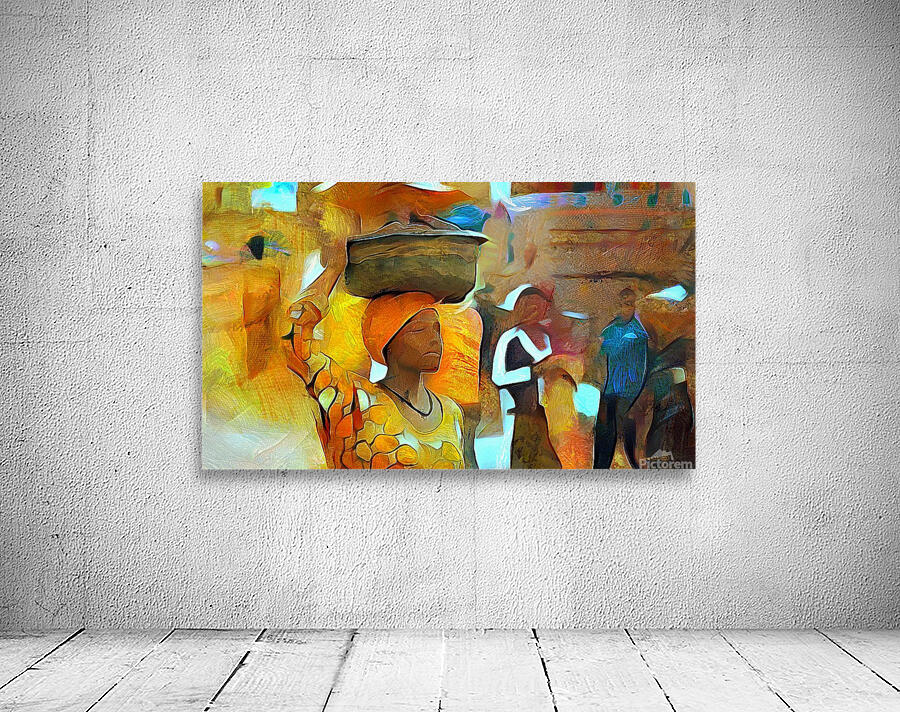 African Woman Wall Preview