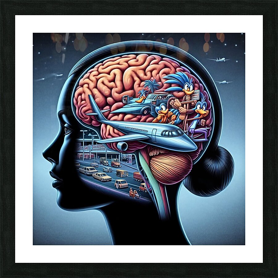 Braineeez 664 Picture Frame print