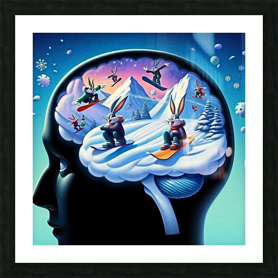 Braineeez 1023 Picture Frame print