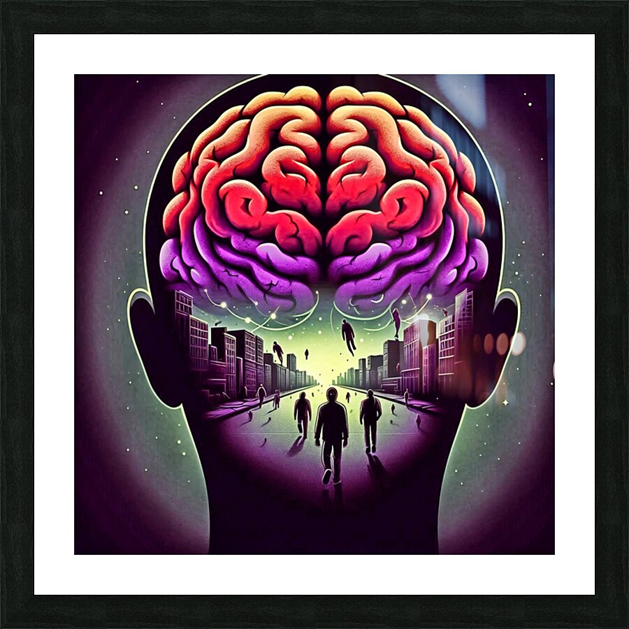 Braineeez 883 Picture Frame print