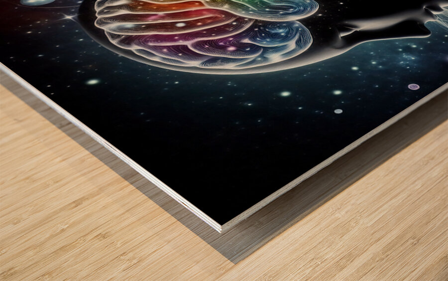 Braineeez 47 Wood print