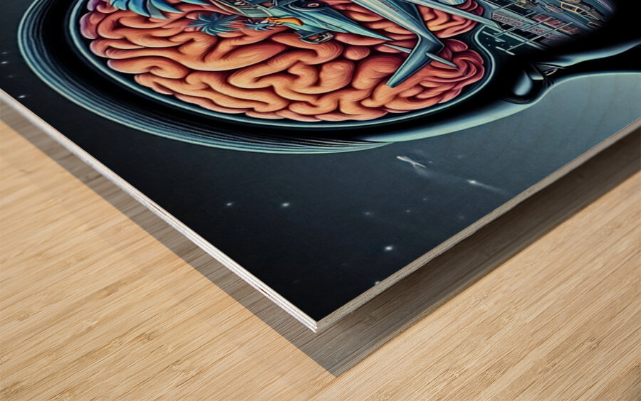 Braineeez 664 Wood print