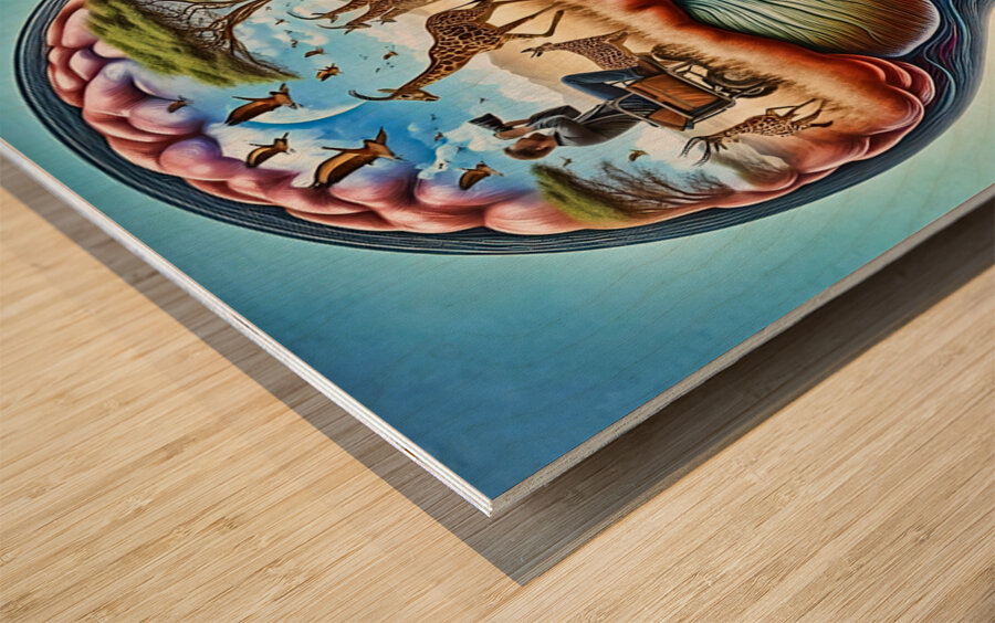 Braineeez 689 Wood print