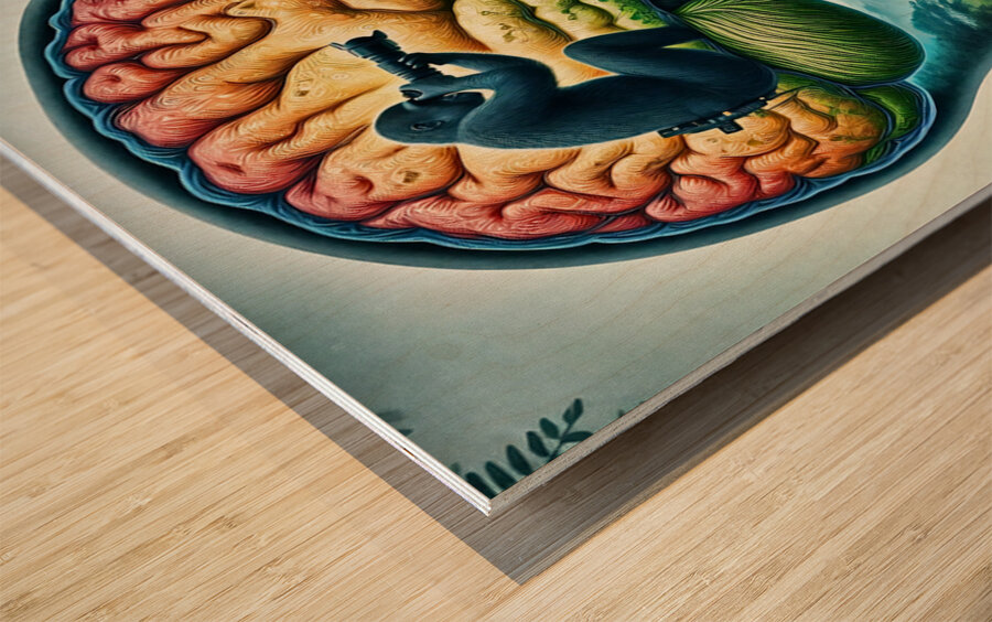 Braineeez 695 Wood print