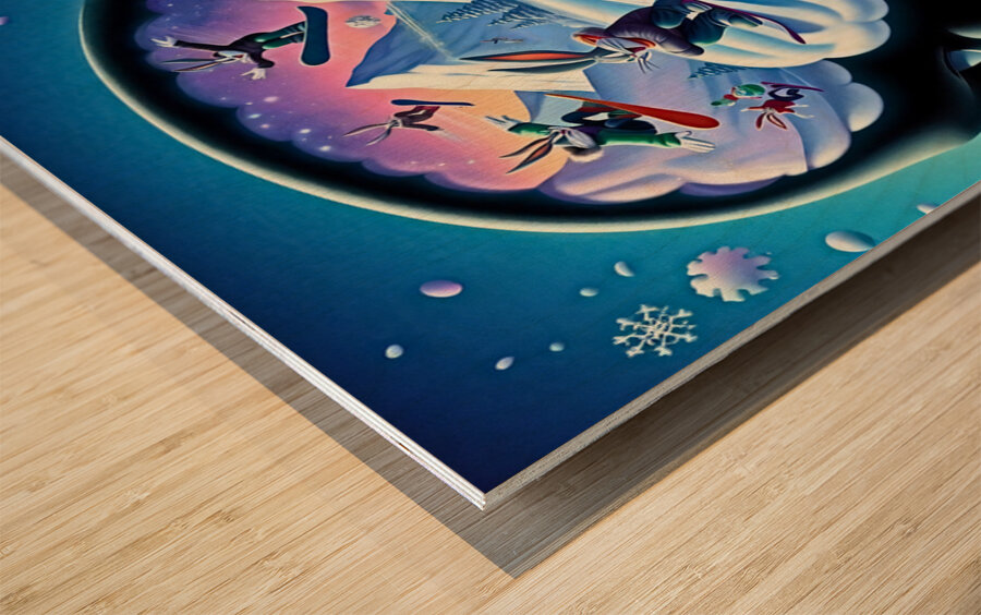 Braineeez 1023 Wood print