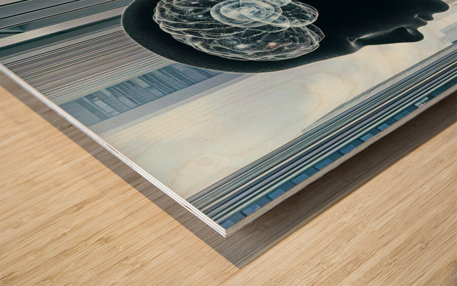 Braineeez 1209 Wood print