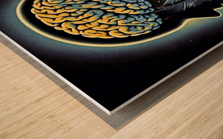 Braineeez 873 Wood print