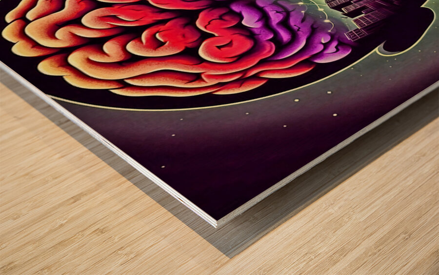 Braineeez 883 Wood print