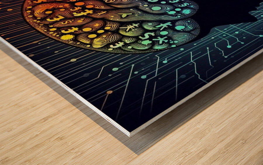 Braineeez 307 Wood print