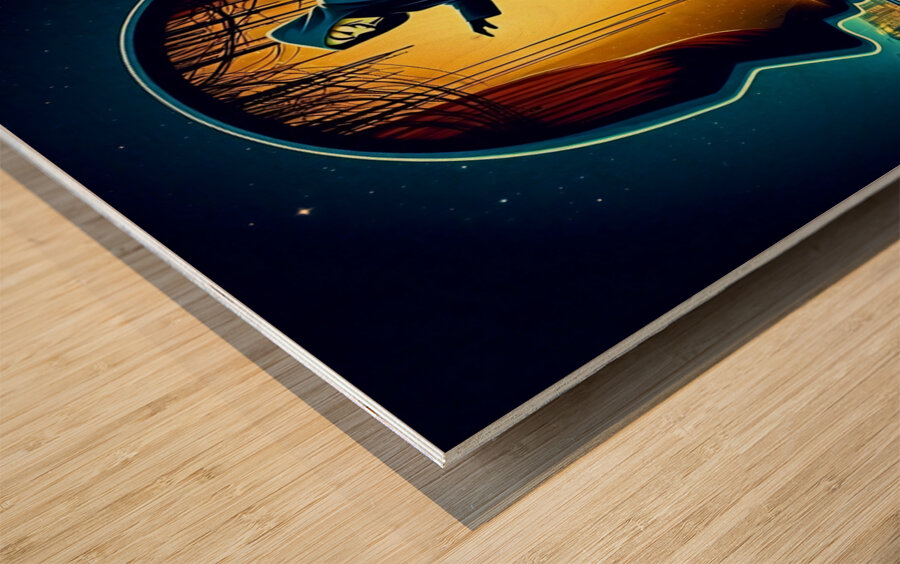 Braineeez 1024 Wood print