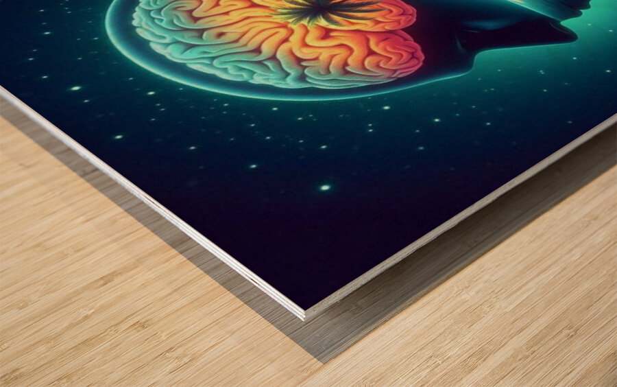 Braineeez 1320 Wood print