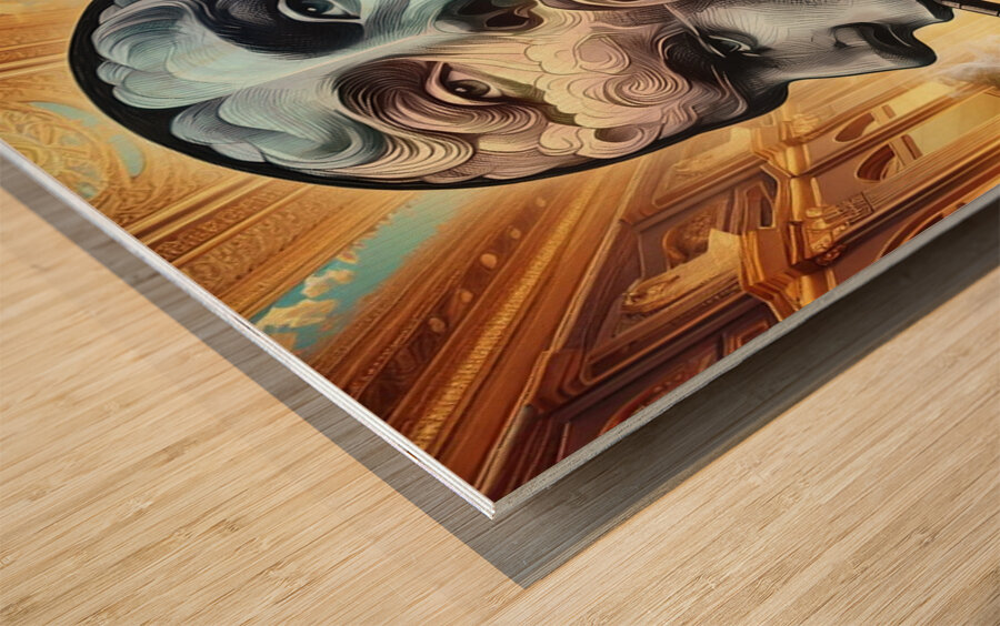 Braineeez 1124 Wood print