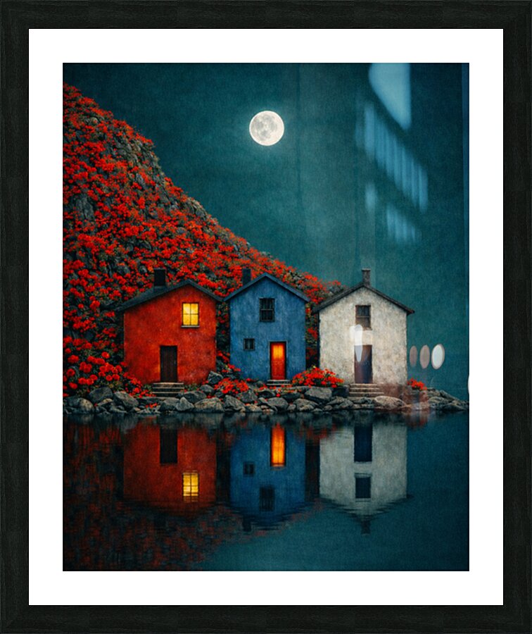 My Home Picture Frame print