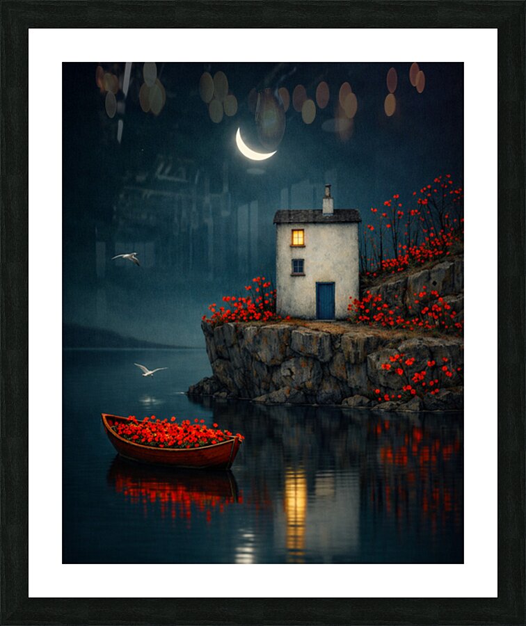Silent Moon Picture Frame print