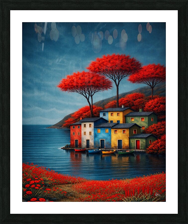 Spring on the Coast Picture Frame print