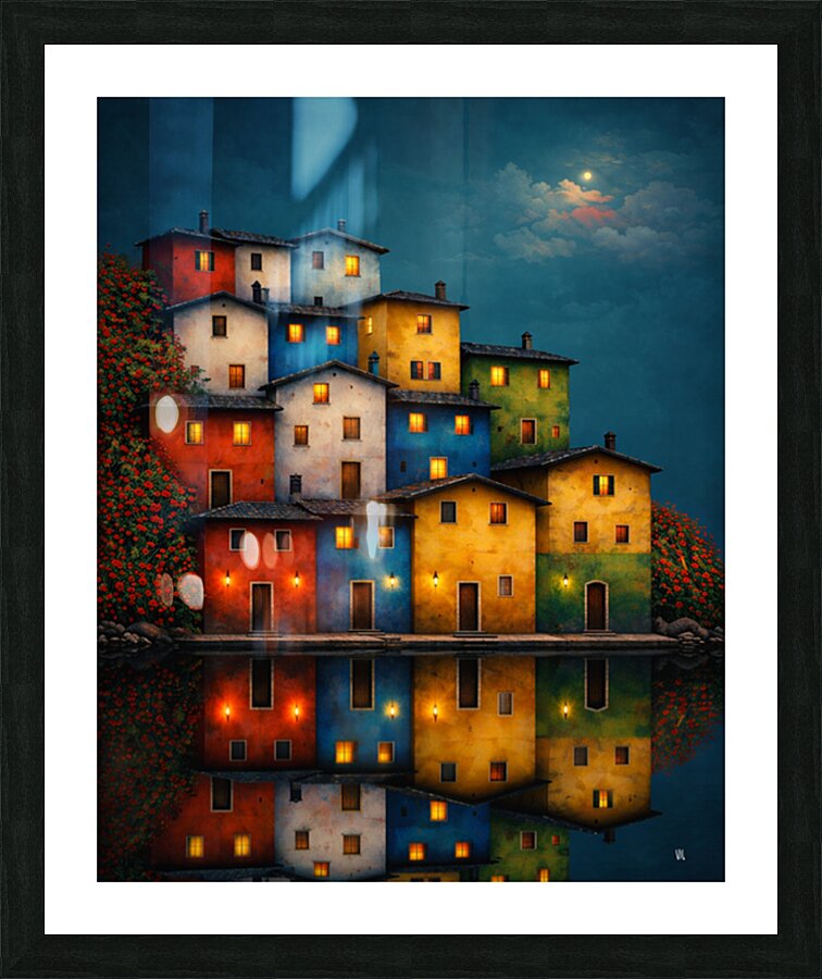 Serene Landscape Picture Frame print