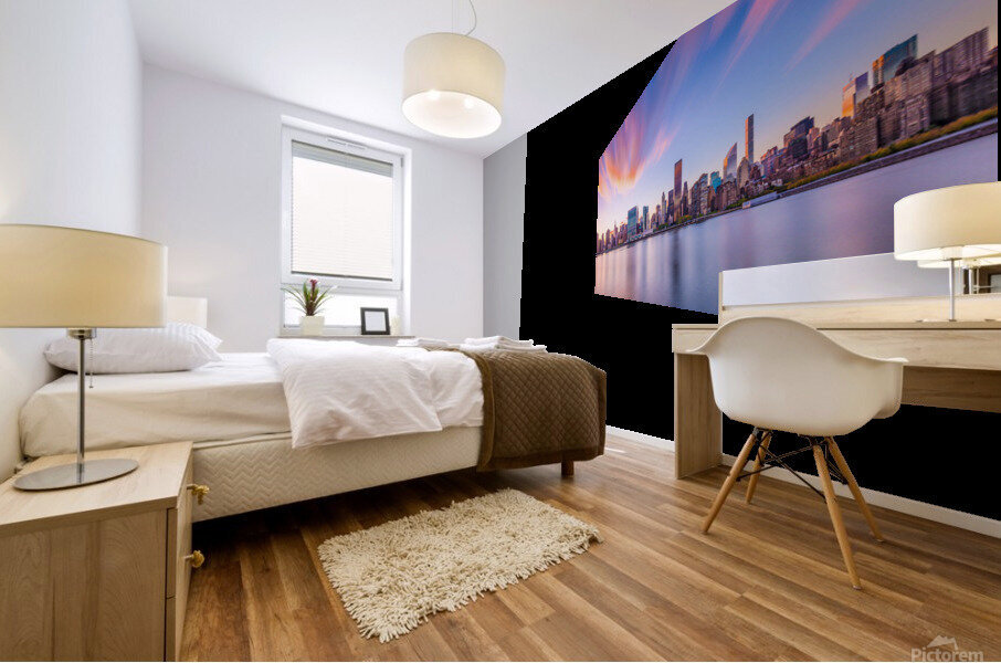 New york skyscraper Mural print