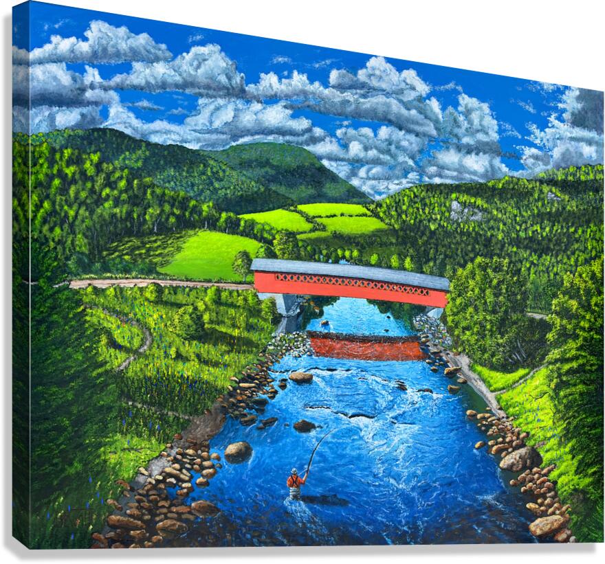 Fly Fishing  Canvas Print