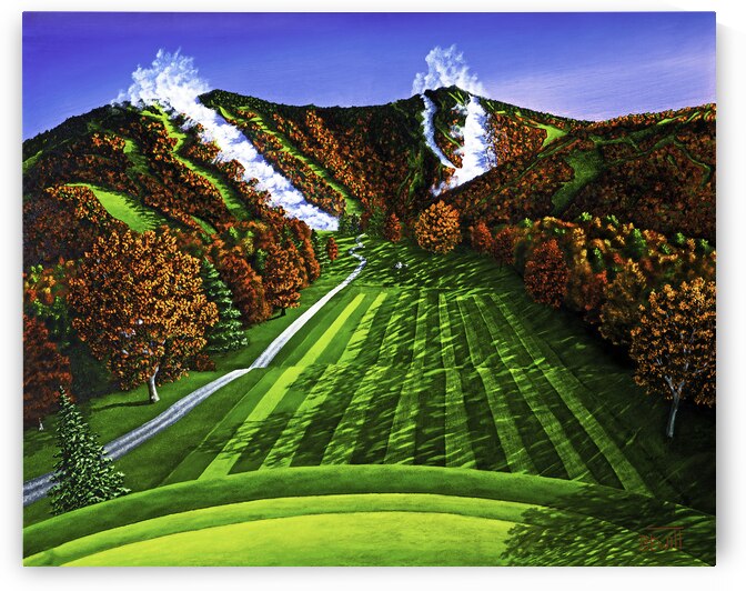 Killington Blowin  Snow by Brian Hewitt Kind Art