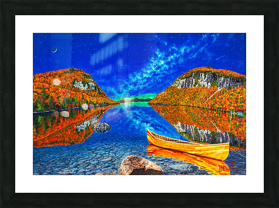 Lake Willoughby Picture Frame print